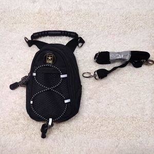 Army Mini Black Day Pack with Shoulder Strap